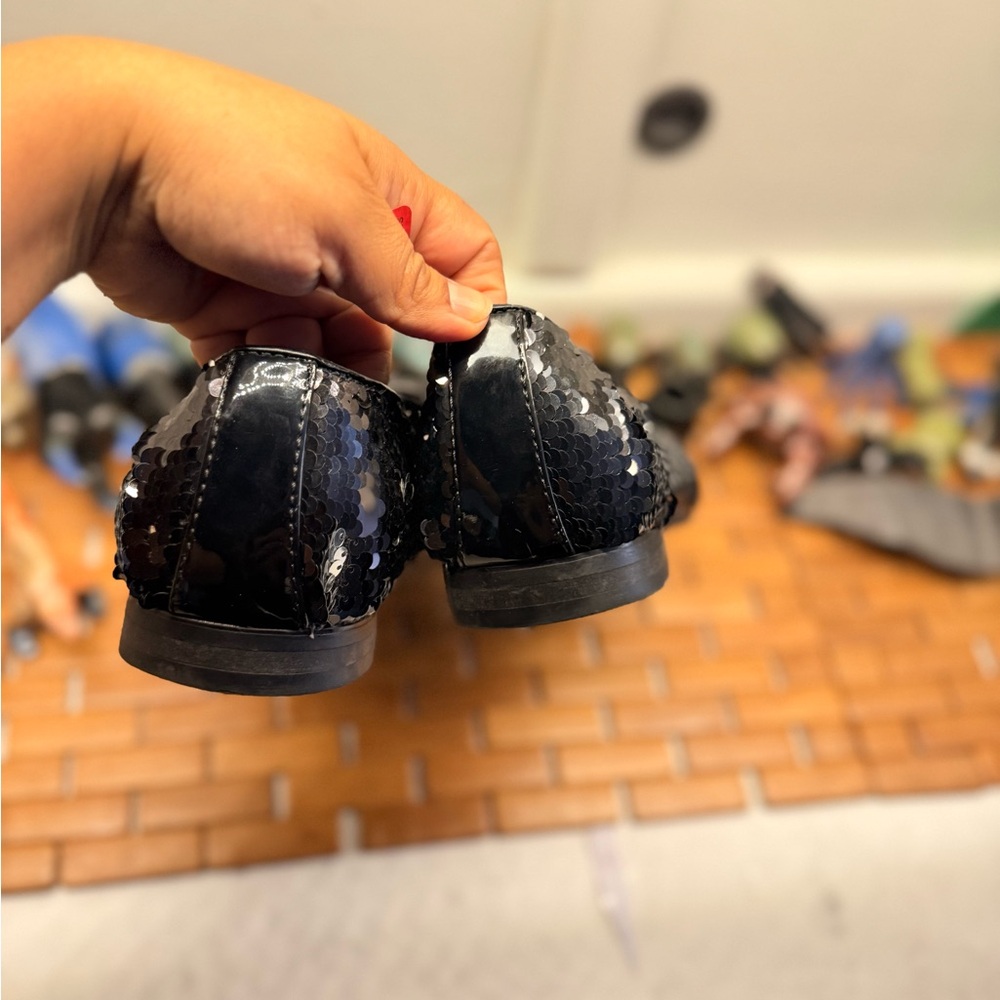 Runway Elegant Black Sequin Loafers for Men - Picture 7 of 8